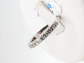 Anillo Oro 18k Blanco Diamantes