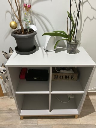 Estantería modular gris/azul