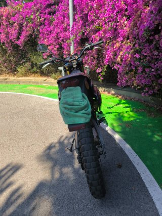 Rieju Enduro/Motocross Negra y Dorada
