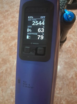 Bicicleta Montaña Eléctrica Morada talla S