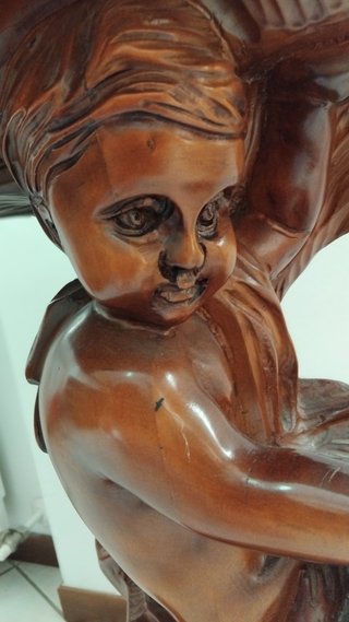 Consolle Barocco Italiano Legno Intagliato