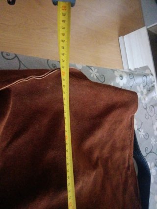 Bolso de piel auténtica marrón