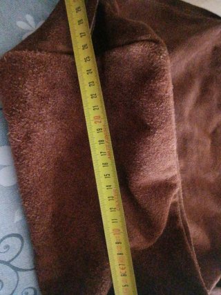 Bolso de piel auténtica marrón