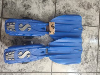 Aletas Scubapro Nova Azules