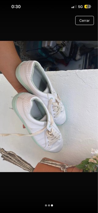 Zapatillas deportivas Bershka blancas Talla 38