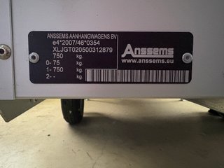Remolque 750 kg