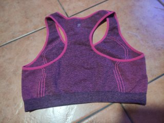 Sujetador deportivo Workout Morado