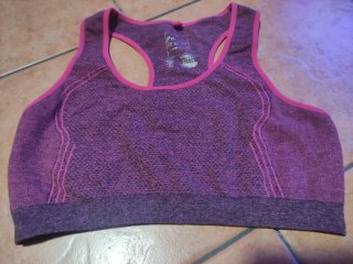 Sujetador deportivo Workout Morado