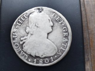 🇧🇴🇪🇸 8 Reales de plata de 1801, ceca de POTOSÍ