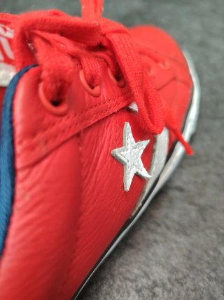 Converse All Star Player Ox Piel Roja