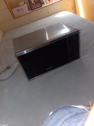 Microondas Samsung plateado