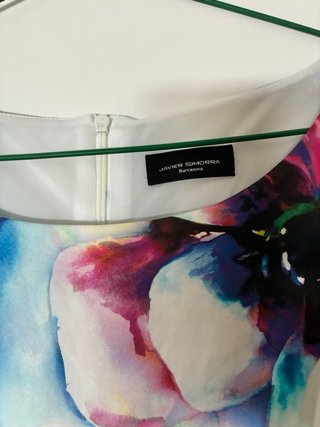Vestido Javier Simorra Talla 36 Multicolor