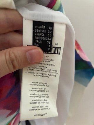Vestido Javier Simorra Talla 36 Multicolor