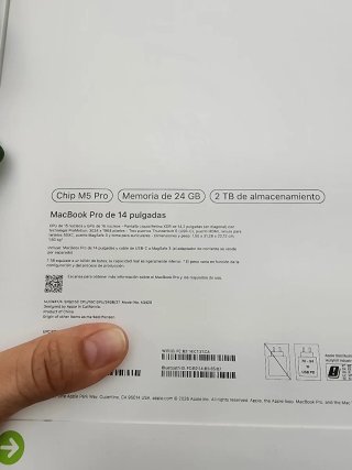 MacBook Pro M5 2TB/24GB