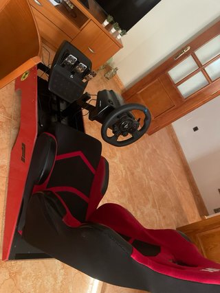 Simulador con volante y pedales logitech g923