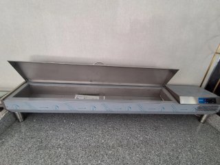Mesa fría encimera mármol 230x80x81