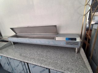 Mesa fría encimera mármol 230x80x81