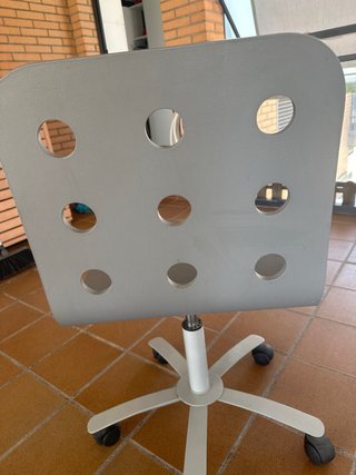 Silla de oficina Ikea gris