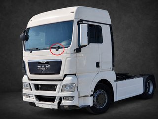 2 x Capa Dobradiça Capô MAN TGX