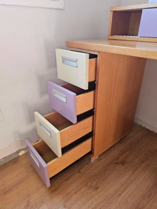OFERTA‼️ Escritorio + Estantería de Madera
