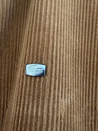 Chaqueta Bomber Lacoste Marrón Corduroy
