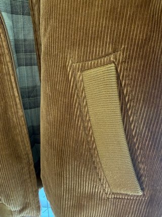 Chaqueta Bomber Lacoste Marrón Corduroy