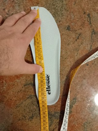 Scarpe da ginnastica Ellesse blu e gialle n 38