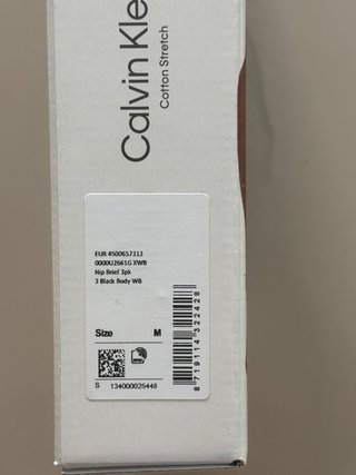 Calvin Klein Pack 3 Calzoncillos Talla M