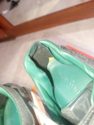 Zapatillas Louis Vuitton Negras y Verdes