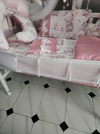 Ropa de Cuna Bebé Ositos Rosa