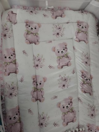 Ropa de Cuna Bebé Ositos Rosa