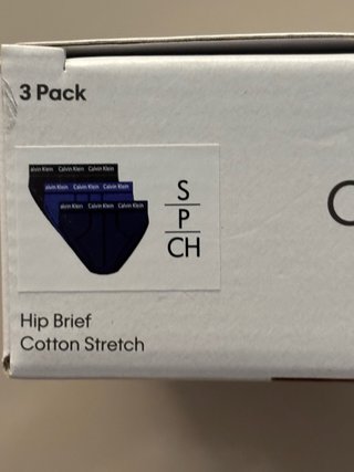 Calvin Klein Pack 3 Slips Talla S