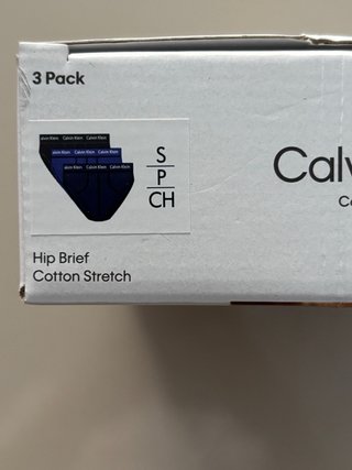 Calvin Klein Pack 3 Slips Talla S