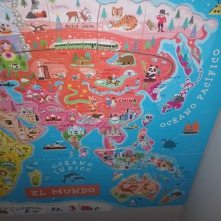 Puzzle magnético Mapa Mundi Janod