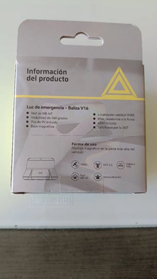 Luz Emergencia Baliza V16 ZTE Conectada