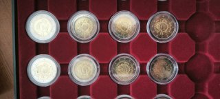 Lote 20 Monedas 2 Euros Emisión Conjunta 2012