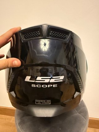 Casco Modular LS2 Scope Negro Brillo XXL