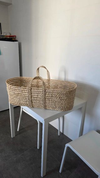 Capazo Moisés Mimbre