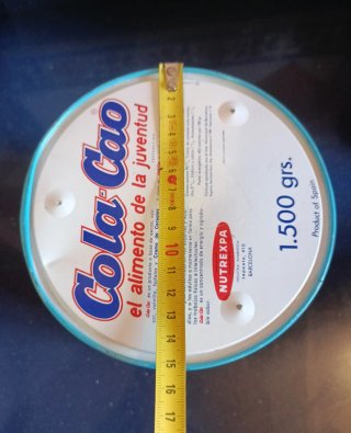 Preciosa lata cilíndrica Cola Cao Vintage,muy buen