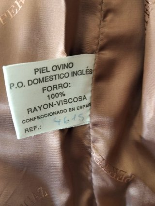 Chaqueta de piel Pertegaz