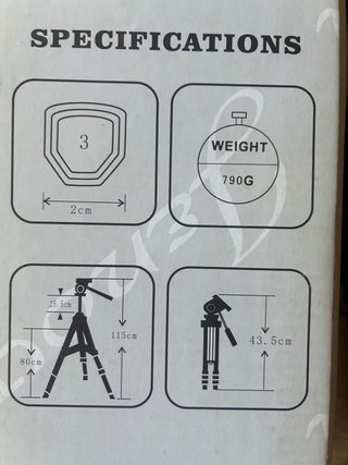 Trípode plegable para foto y video