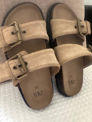 Sandalias Zara Beige Talla 35. Tb regalo croos
