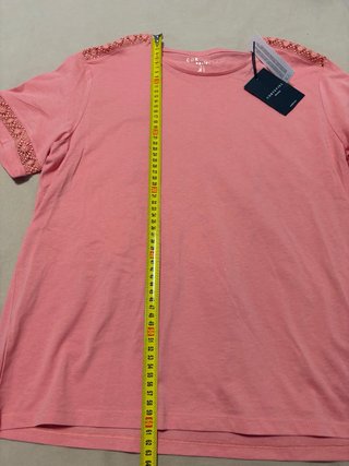 Camiseta Cortefiel calados Talla L