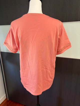 Camiseta Cortefiel calados Talla L