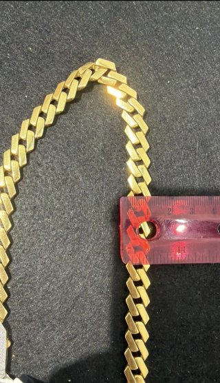 OFERTA Cadena Oro 18k Mónaco 11mm