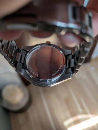 Reloj fossil dorado