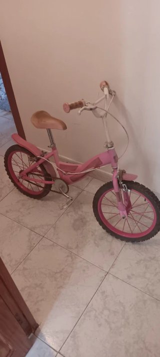 Bicicleta infantil rosa