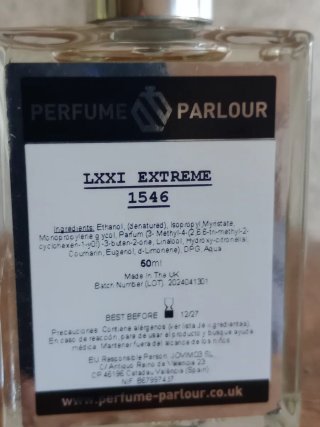 Perfume Parlour LXXI Extreme 1546