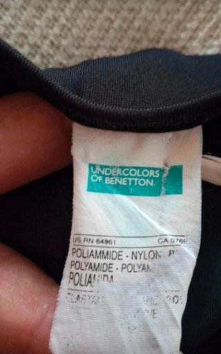 Slip bikini Benetton nero
