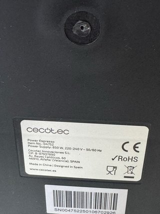 Cafetera Cecotec Power Espresso 20 Bar